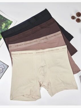 French Connection 4-Pack Men's Boxers - Nude Palette Size Small NWT